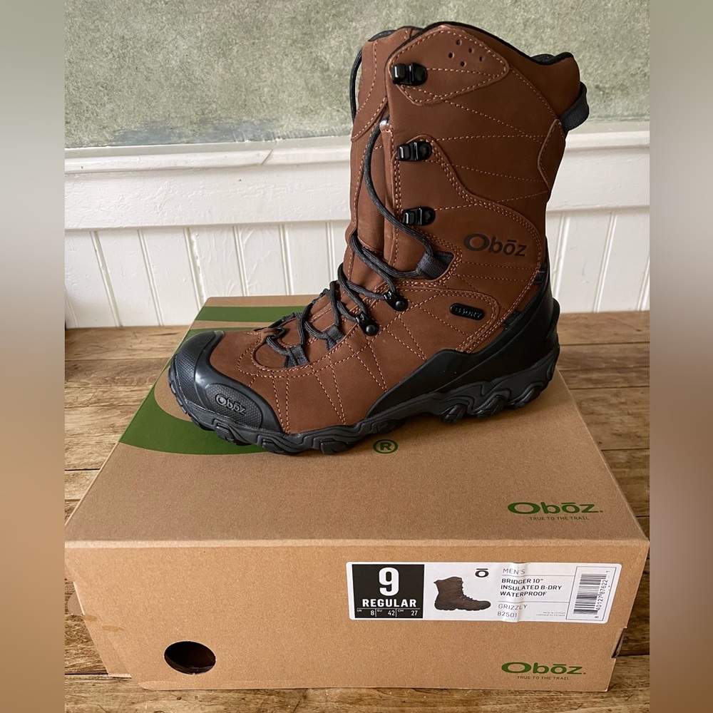 Obōz Bridger 10” Insulated Waterproof boots - Picture 3 of 4